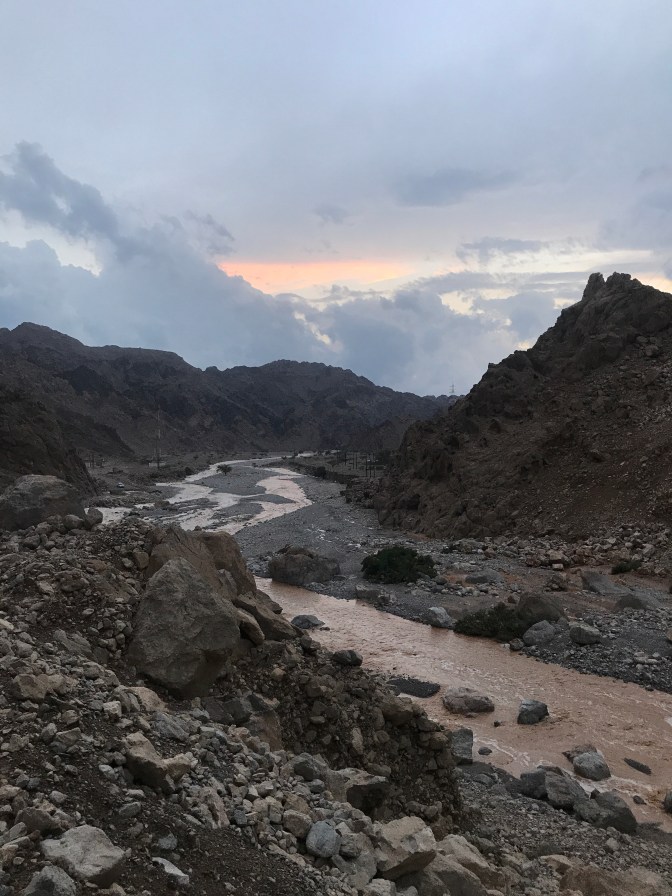 First rain of the season 